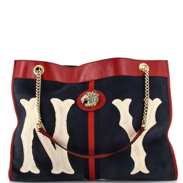 Rajah Chain Tote Suede With Applique