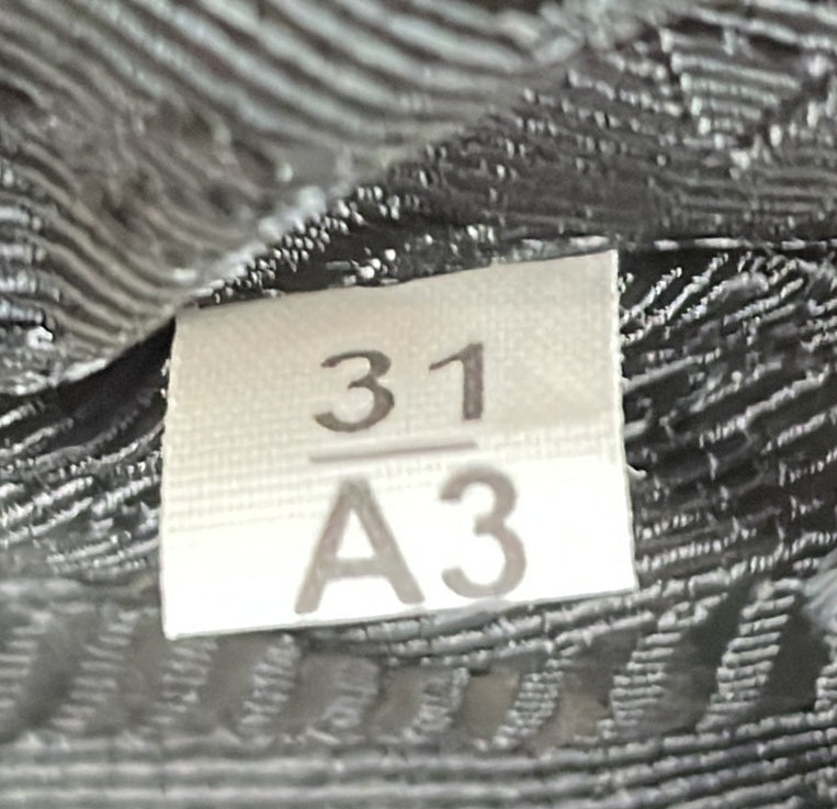 Triangle Logo Zip Crossbody Bag Terry