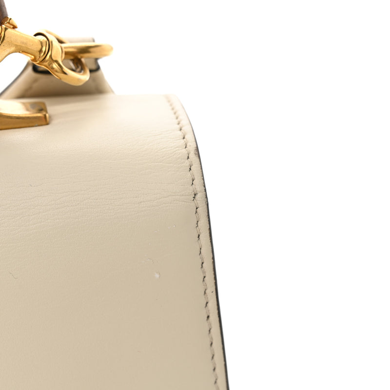 Gucci Calfskin Bamboo Web Medium