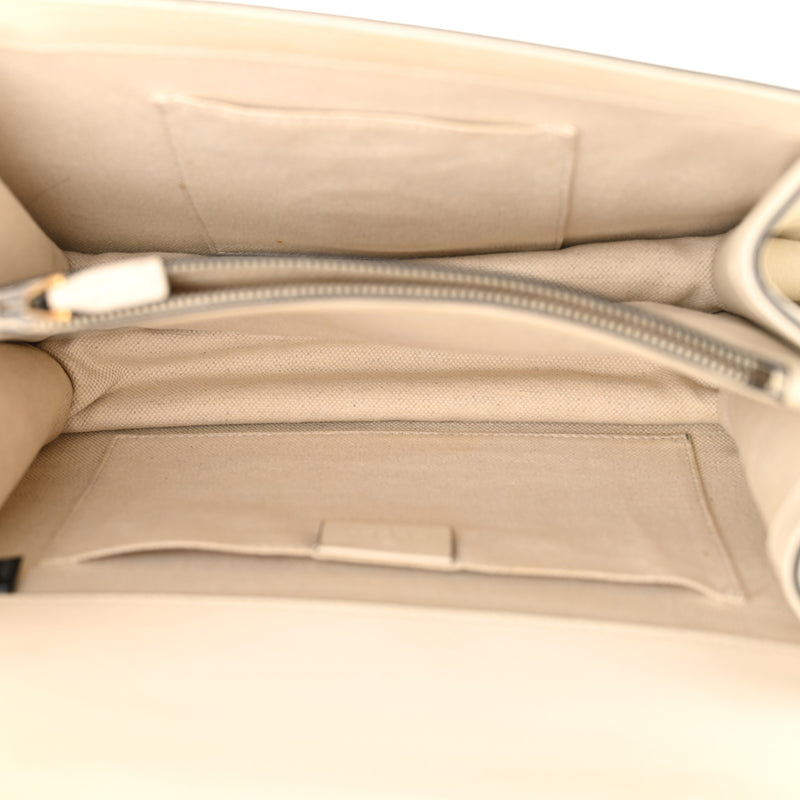 Gucci Calfskin Bamboo Web Medium