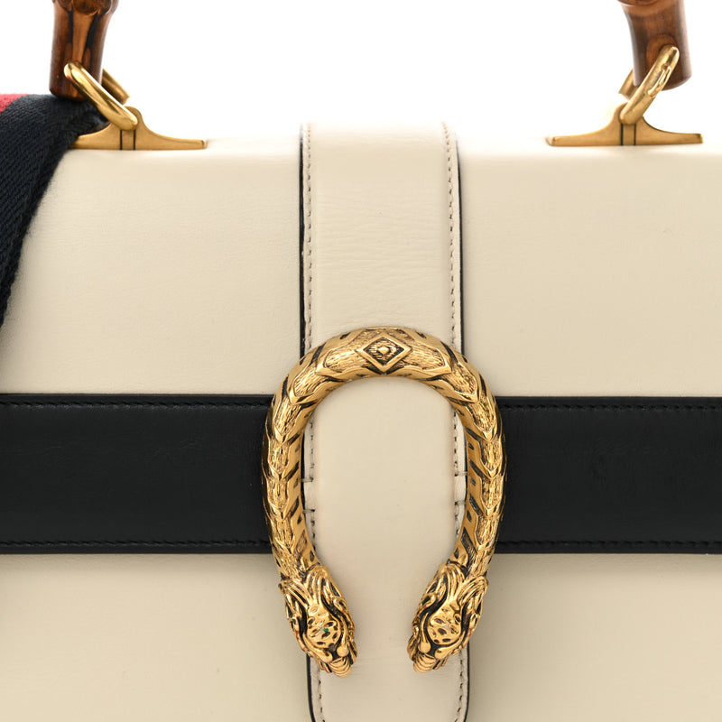 Gucci Calfskin Bamboo Web Medium