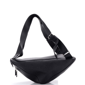 Triangle Zip Backpack Leather