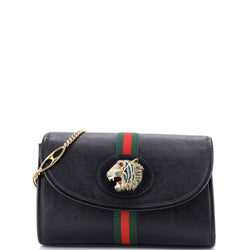 Rajah Web Chain Shoulder Bag Leather