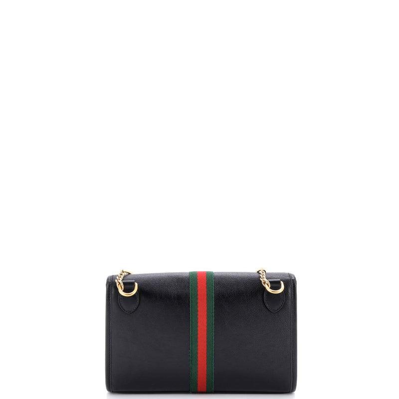 Rajah Web Chain Shoulder Bag Leather
