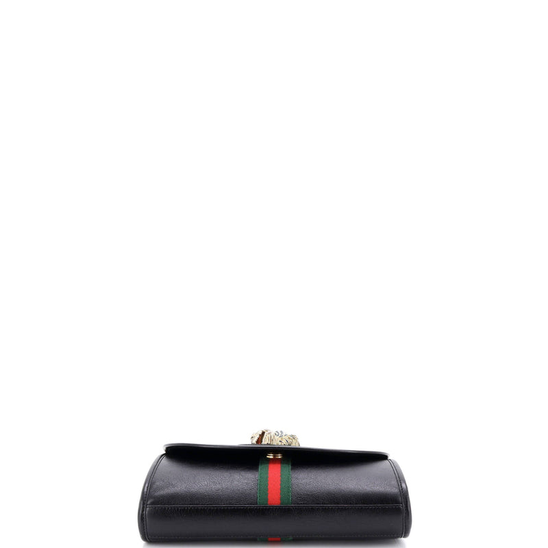 Rajah Web Chain Shoulder Bag Leather