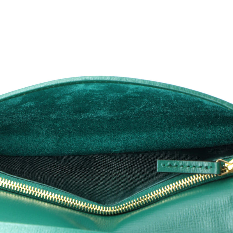 Horsebit Chain Wallet Leather