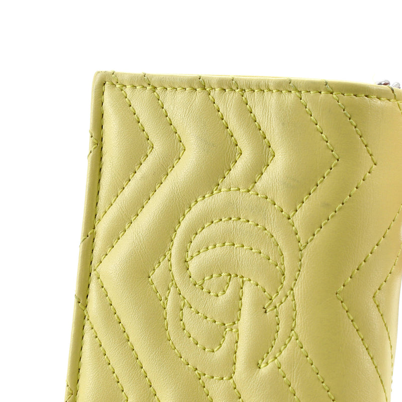 Gg Marmont Card Case On Chain Matelasse