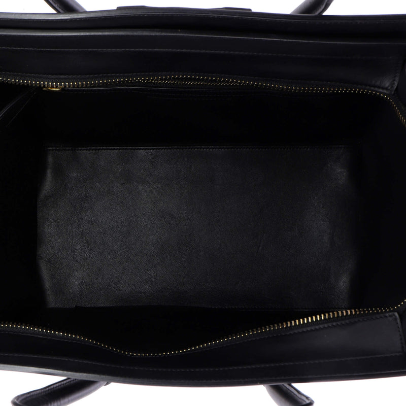 Tricolor Luggage Bag Leather Mini