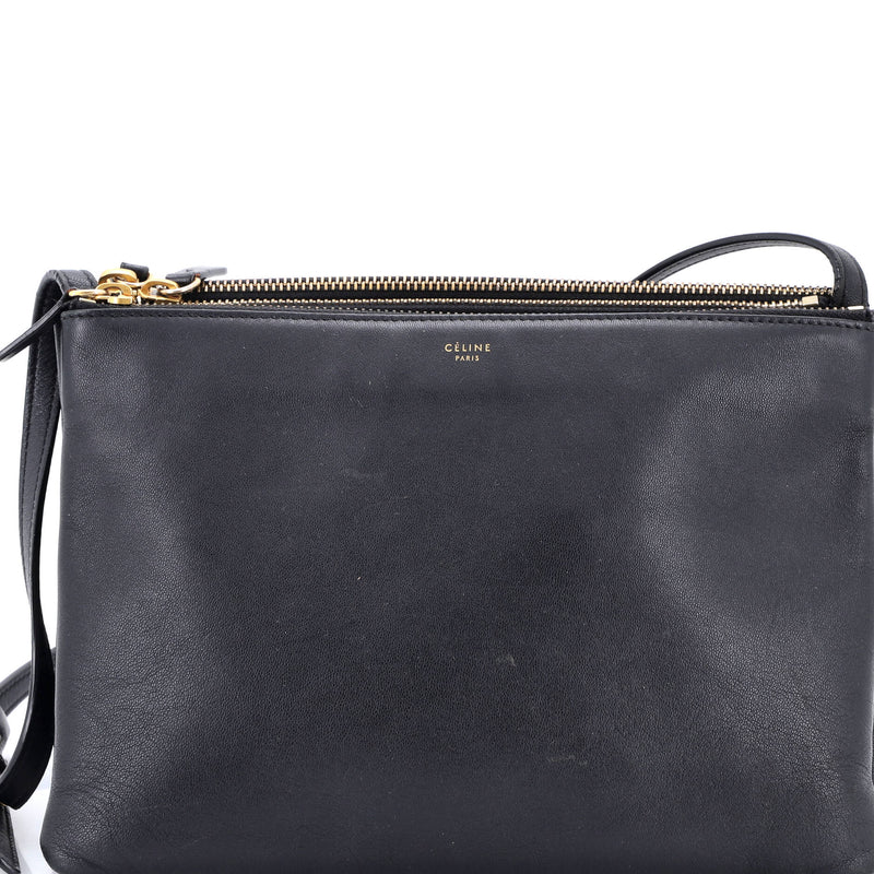 Trio Crossbody Bag Leather Large