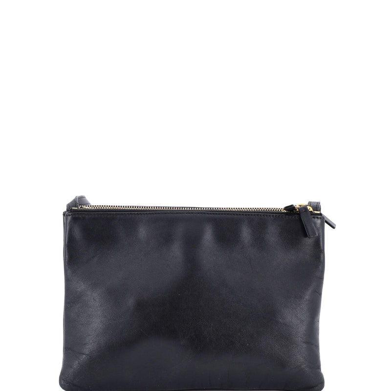 Trio Crossbody Bag Leather Large