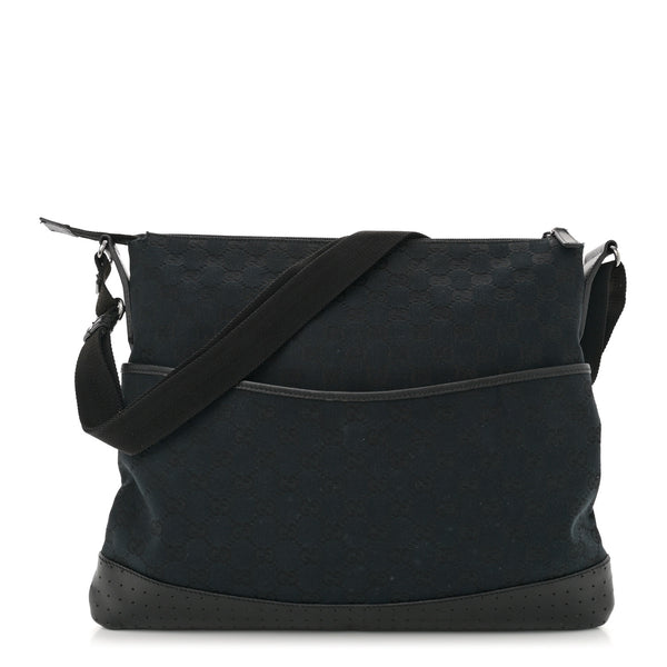 Gucci Calfskin Perforated Medium Flat