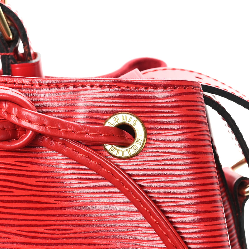Louis Vuitton Epi Noe Castillan Red