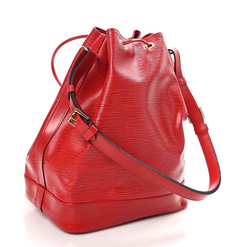 Louis Vuitton Epi Noe Castillan Red