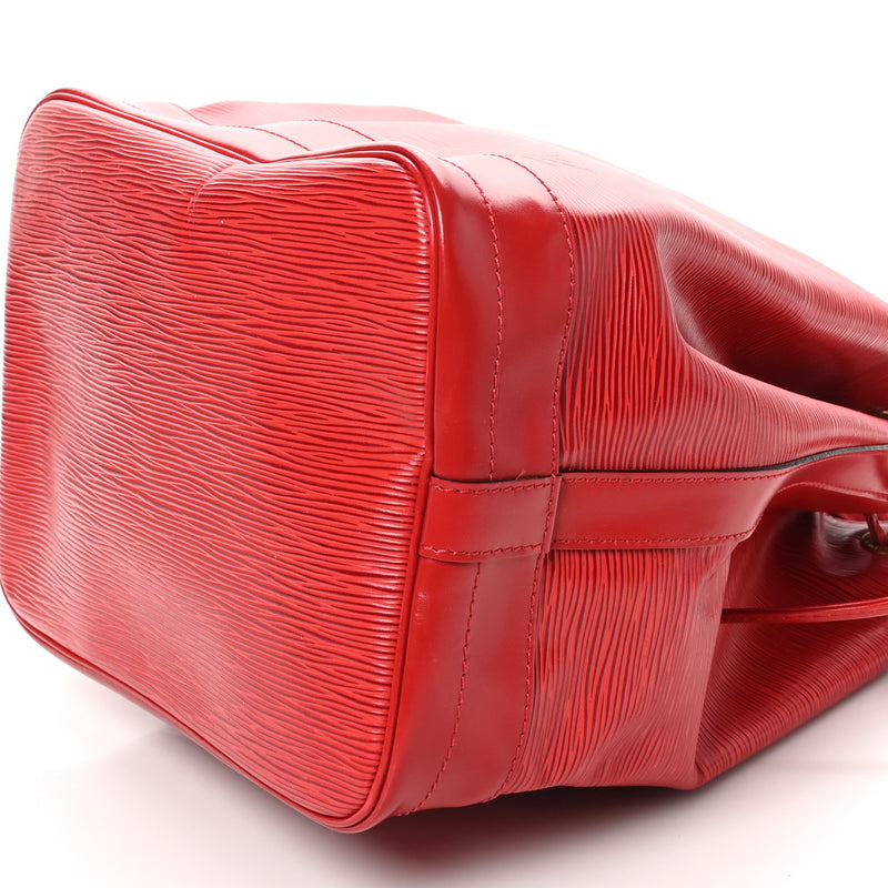 Louis Vuitton Epi Noe Castillan Red