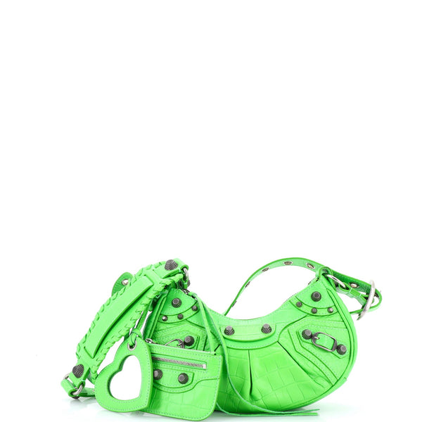 Le Cagole Giant Studs Shoulder Bag