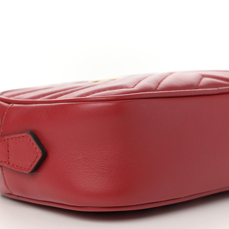 Gucci Calfskin Matelasse Mini Gg Marmont