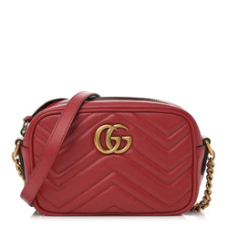 Gucci Calfskin Matelasse Mini Gg Marmont