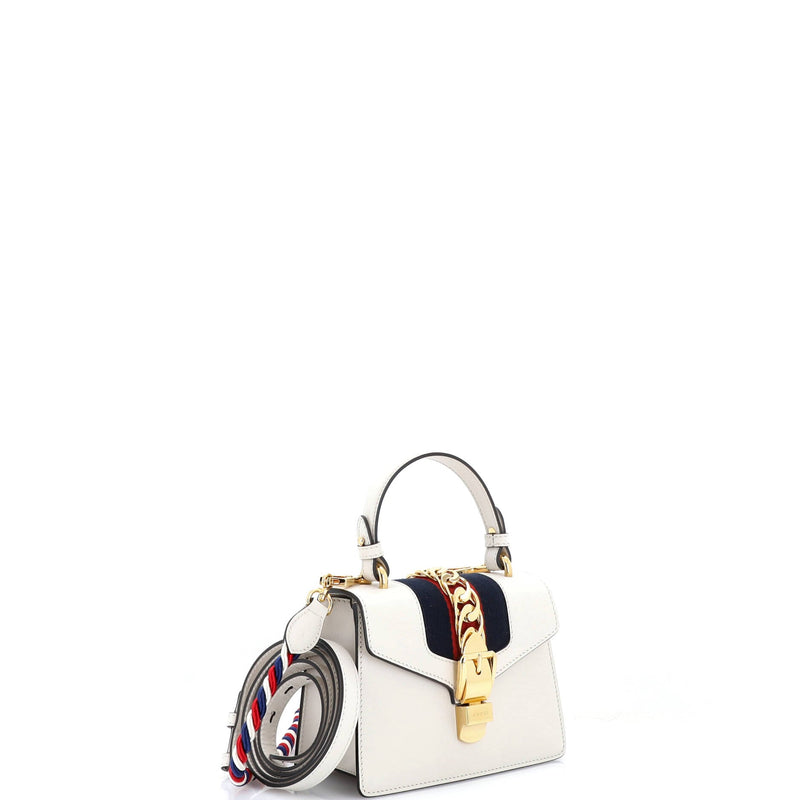 Sylvie Top Handle Bag Leather Mini