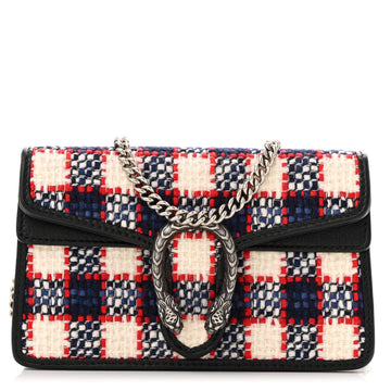 Gucci Vintage Tweed Check Super Mini
