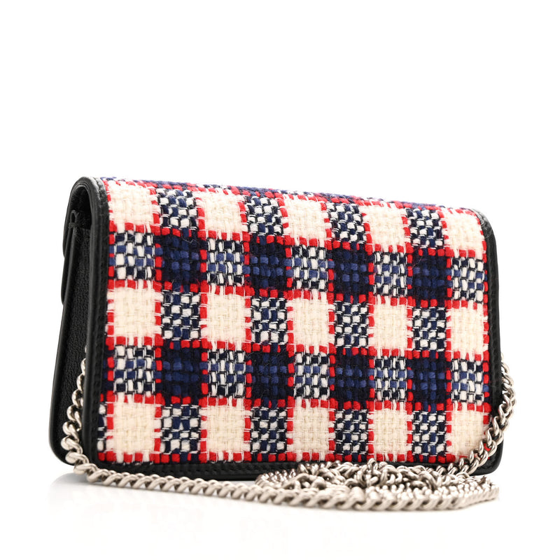 Gucci Vintage Tweed Check Super Mini