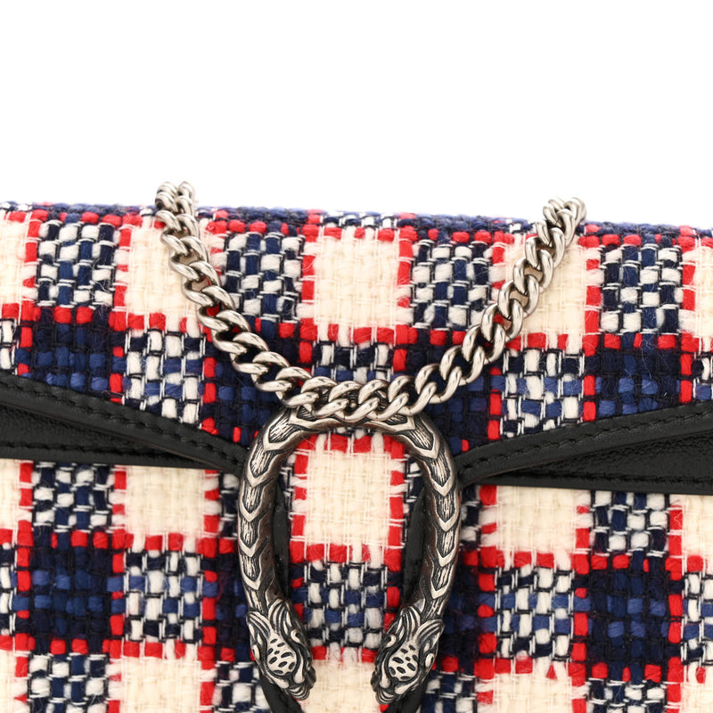 Gucci Vintage Tweed Check Super Mini