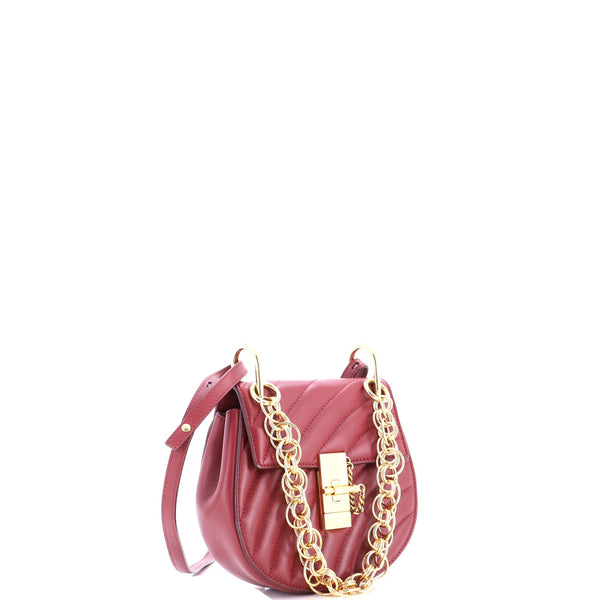 Drew Bijou Crossbody Bag Quilted Leather