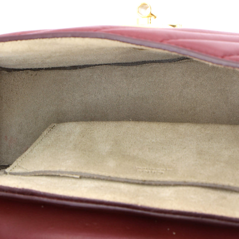 Drew Bijou Crossbody Bag Quilted Leather