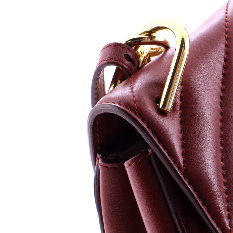 Drew Bijou Crossbody Bag Quilted Leather