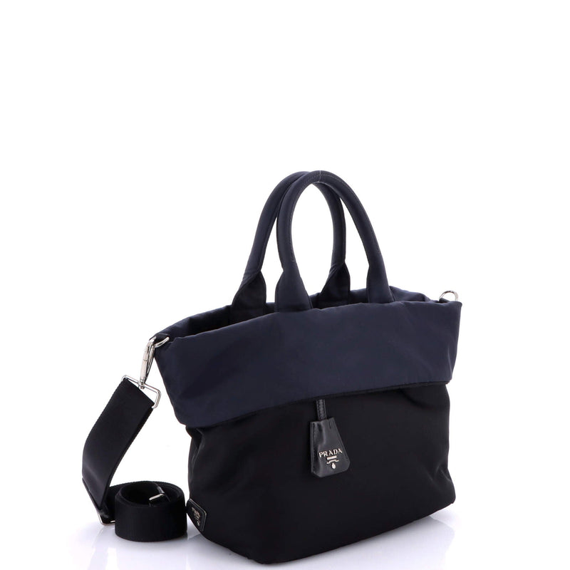 Convertible Double Tote Tessuto Small
