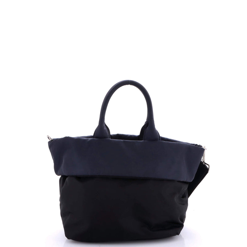 Convertible Double Tote Tessuto Small