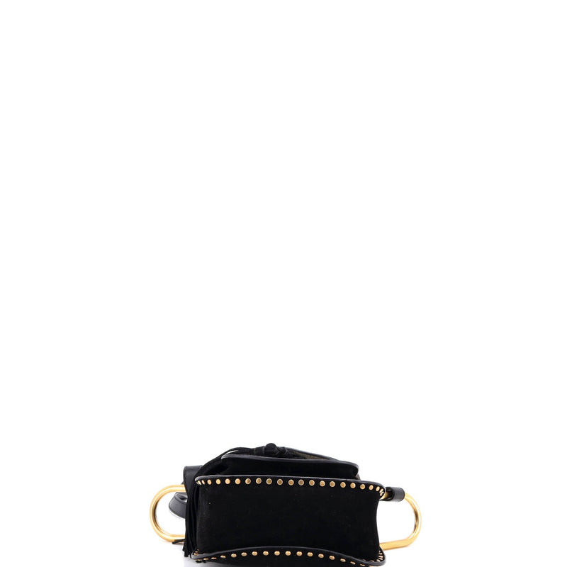 Hudson Handbag Whipstitch Leather Mini