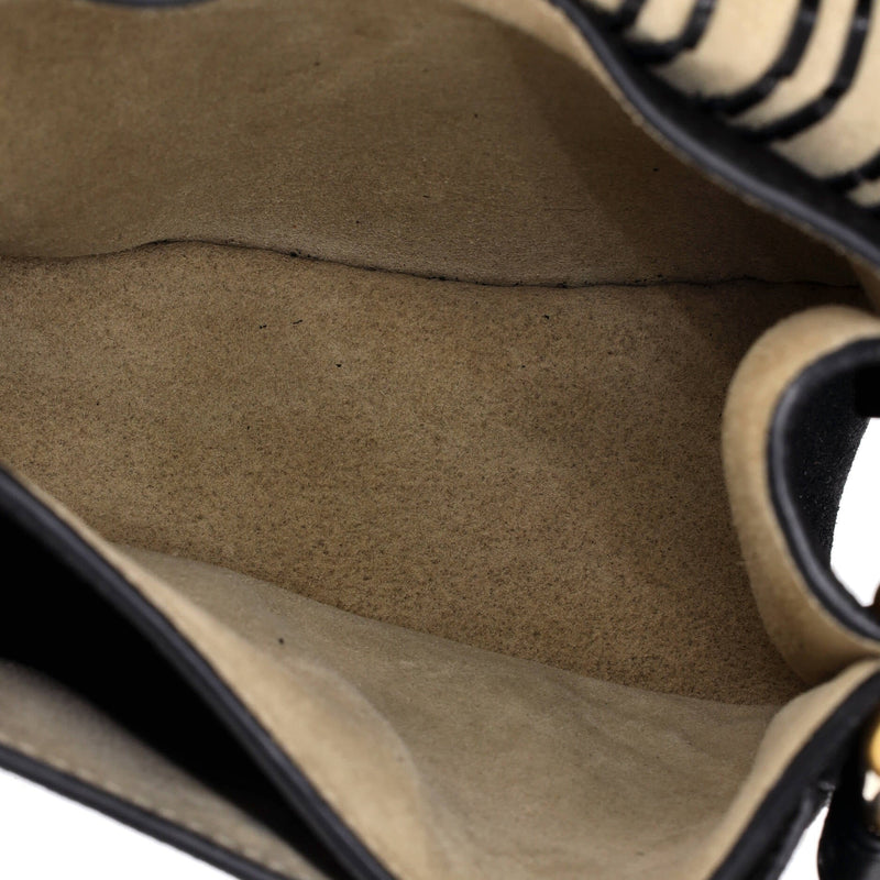 Hudson Handbag Whipstitch Leather Mini