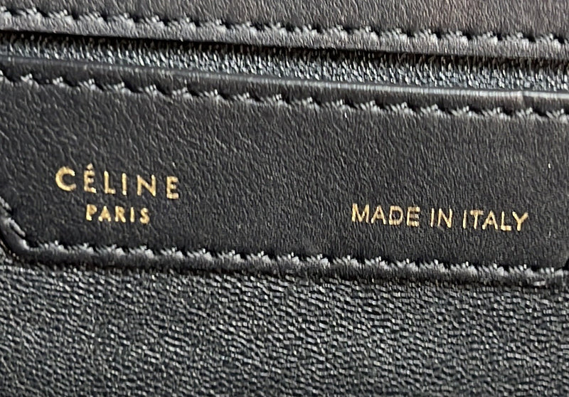 Trapeze Bag Crocodile Embossed Leather