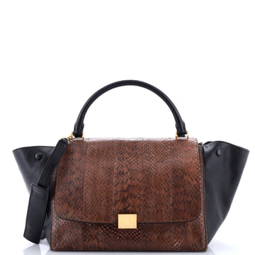 Trapeze Bag Python Medium