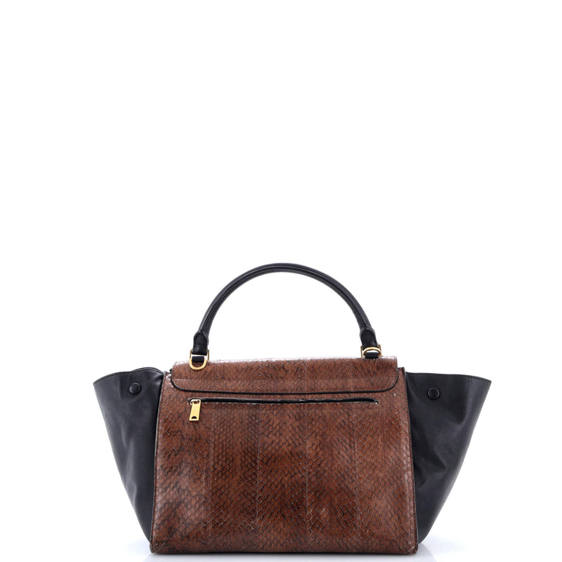 Trapeze Bag Python Medium