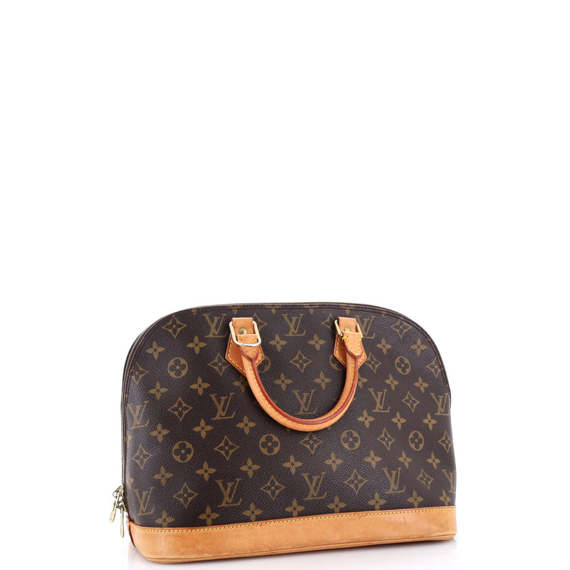 Vintage Alma Handbag Canvas Pm