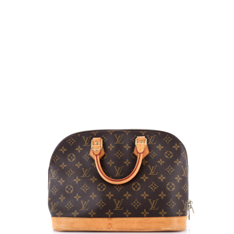 Vintage Alma Handbag Canvas Pm