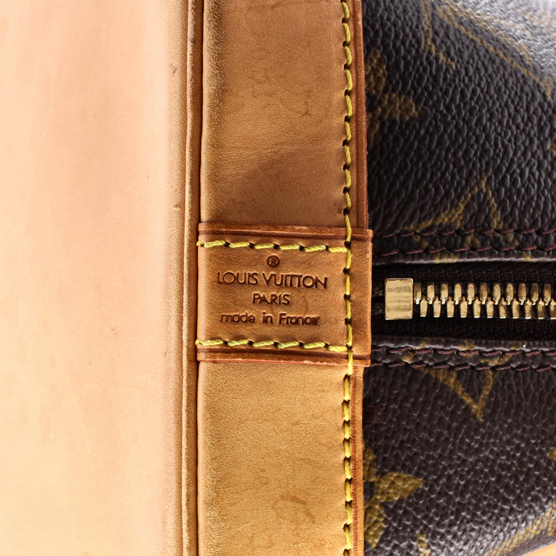 Vintage Alma Handbag Canvas Pm