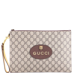 Neo Vintage Wristlet Pouch Gg Coated
