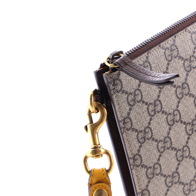 Neo Vintage Wristlet Pouch Gg Coated