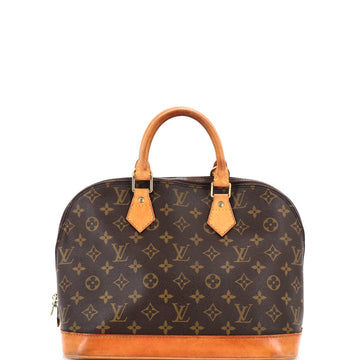 Vintage Alma Handbag Canvas Pm