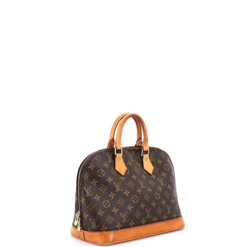 Vintage Alma Handbag Canvas Pm