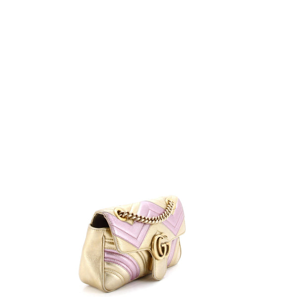 Gg Marmont Flap Bag Matelasse Leather