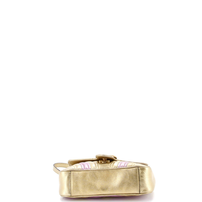 Gg Marmont Flap Bag Matelasse Leather