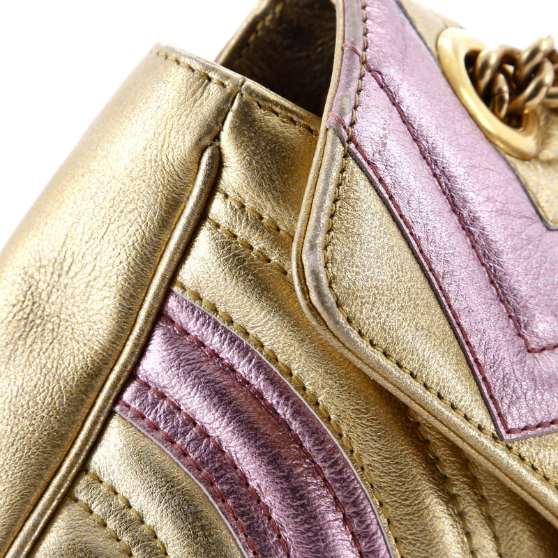 Gg Marmont Flap Bag Matelasse Leather