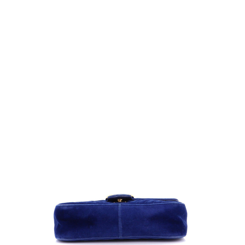 Gg Marmont Flap Bag Matelasse Velvet