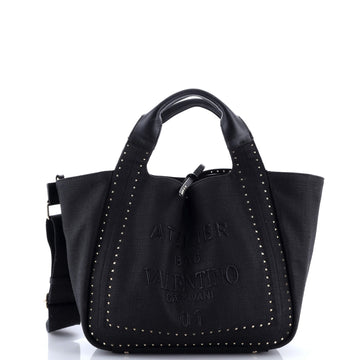 Atelier 01 Tote Studded Canvas Medium