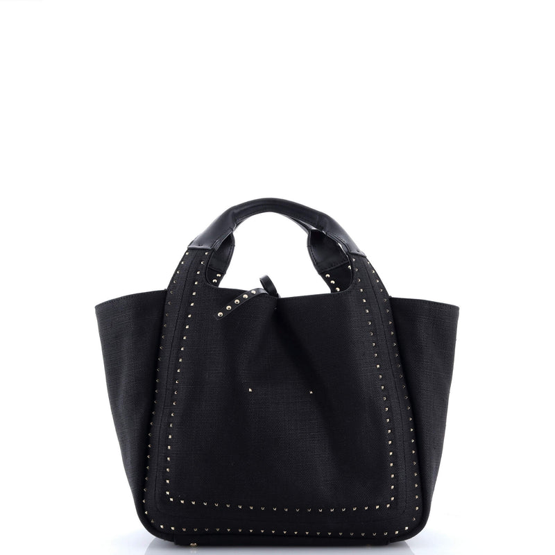 Atelier 01 Tote Studded Canvas Medium