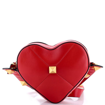 Roman Stud Amore Shoulder Bag Quilted