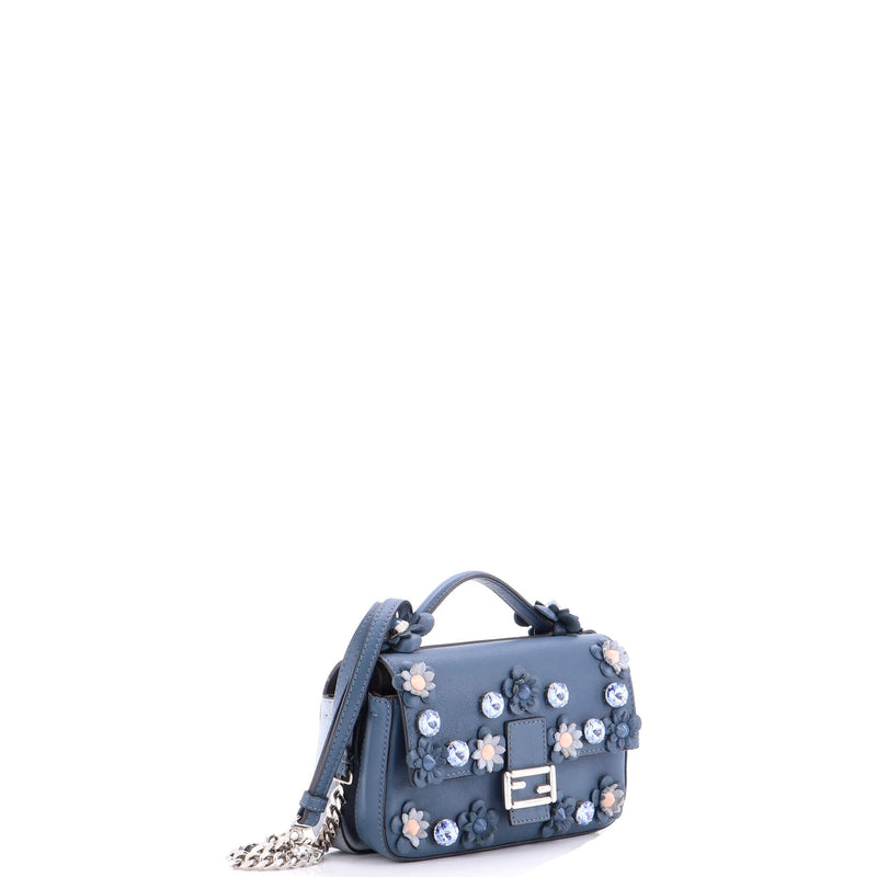 Flowerland Double Baguette Crossbody Bag
